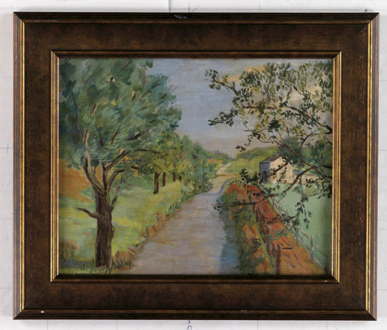 LAURA WHEELER WARING (1887 - 1948) Untitled (Rural Landscape).